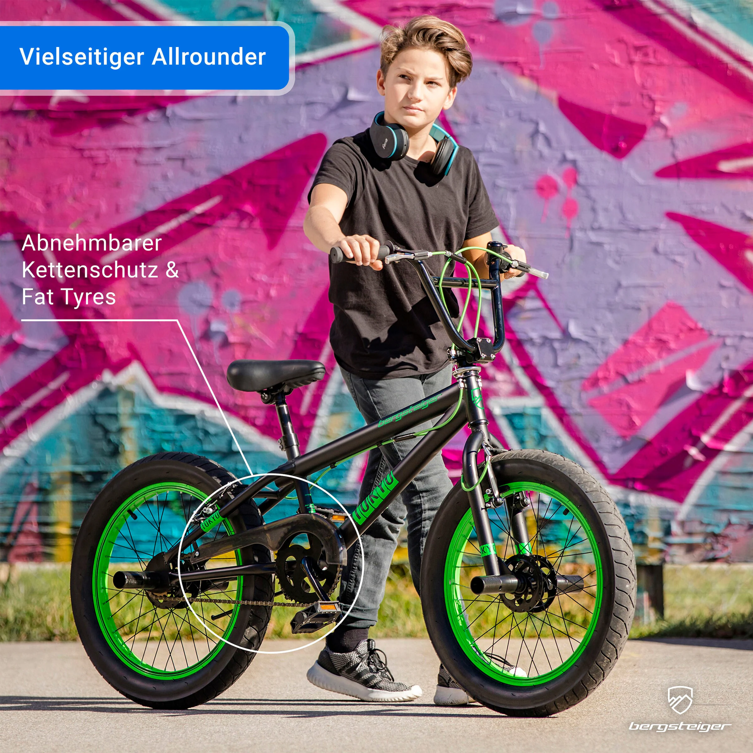 Bergsteiger BMX Tokyo 20 Zoll | all black (matt)