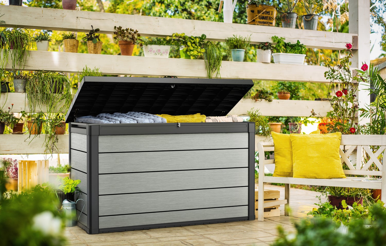 Keter opbergbox Denali grijs 151,7 x 72,5 x 90 cm