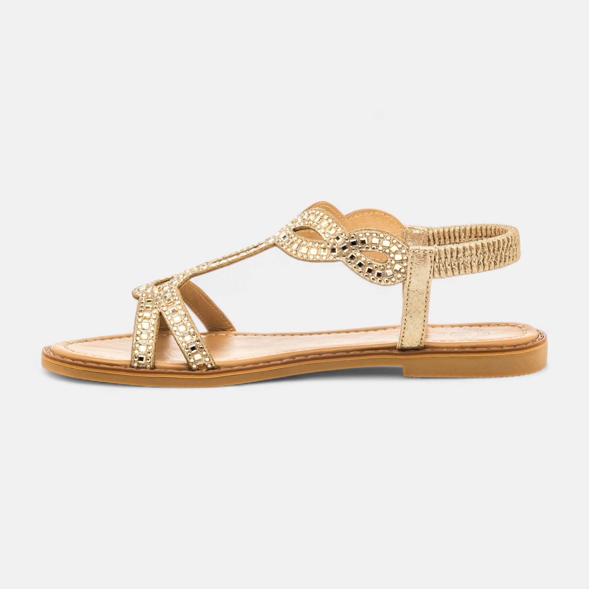 Nu-pieds Femme or