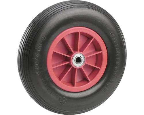 Lekvrij wiel, tot 100 kg, met kunststof velg en groefprofiel, 400 x 100 mm