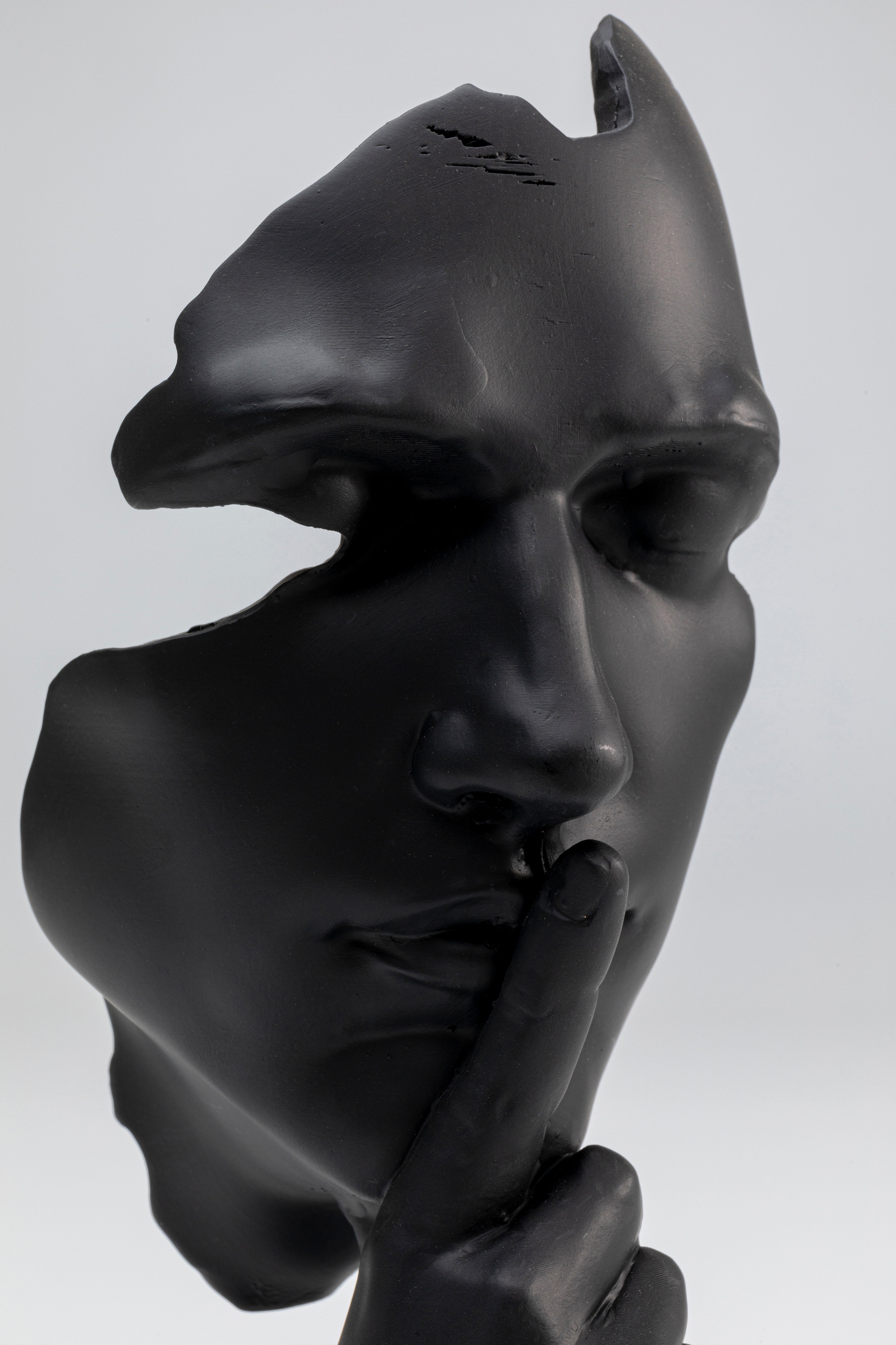 Kare Design Dekoobjekt »Deko Objekt Quiet Face Schwarz 31cm«