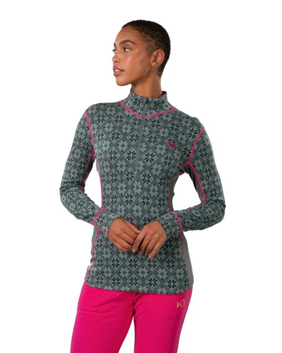 Rose H/Z Women merino uldundertrøje