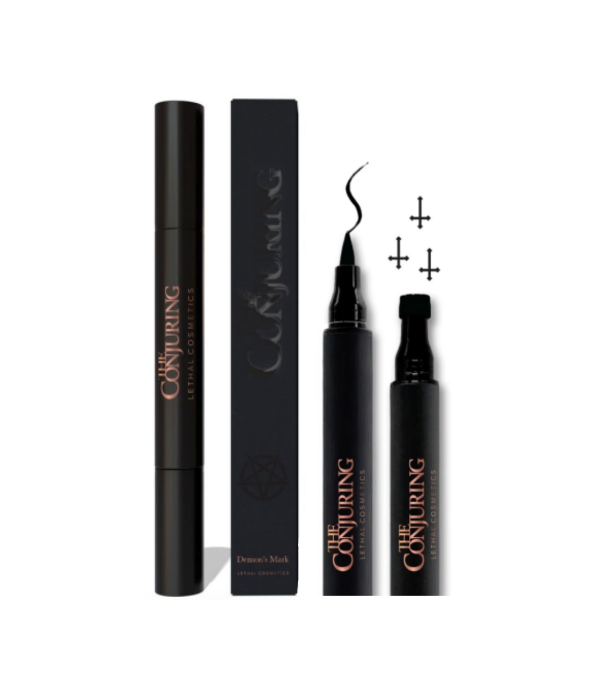 Lethal Cosmetics - *The Conjuring* - Delineador de duas pontas - Black Mass
