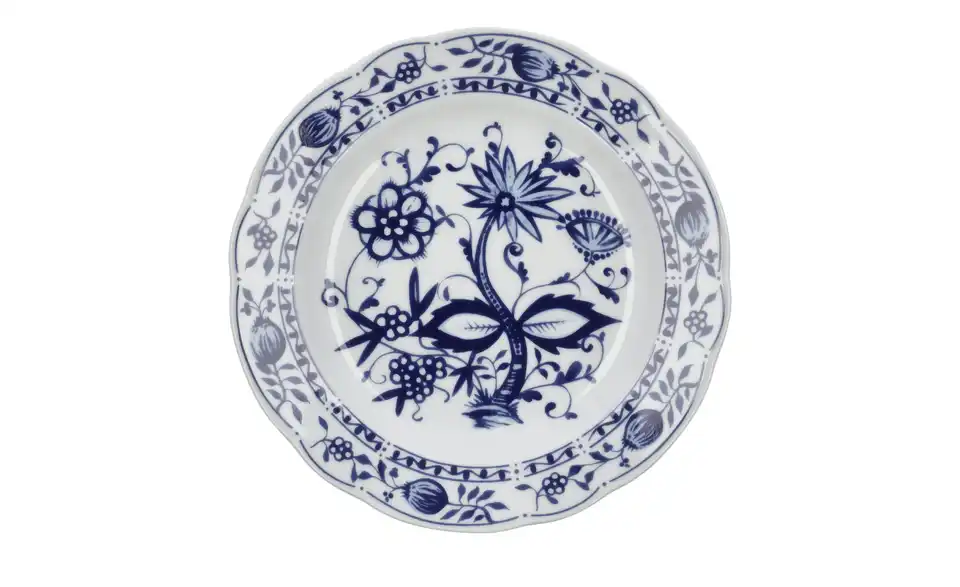 Kahla Frühstücksteller  "Rosella" Zwiebelmuster Frühstücksteller Ø 20,4 cm