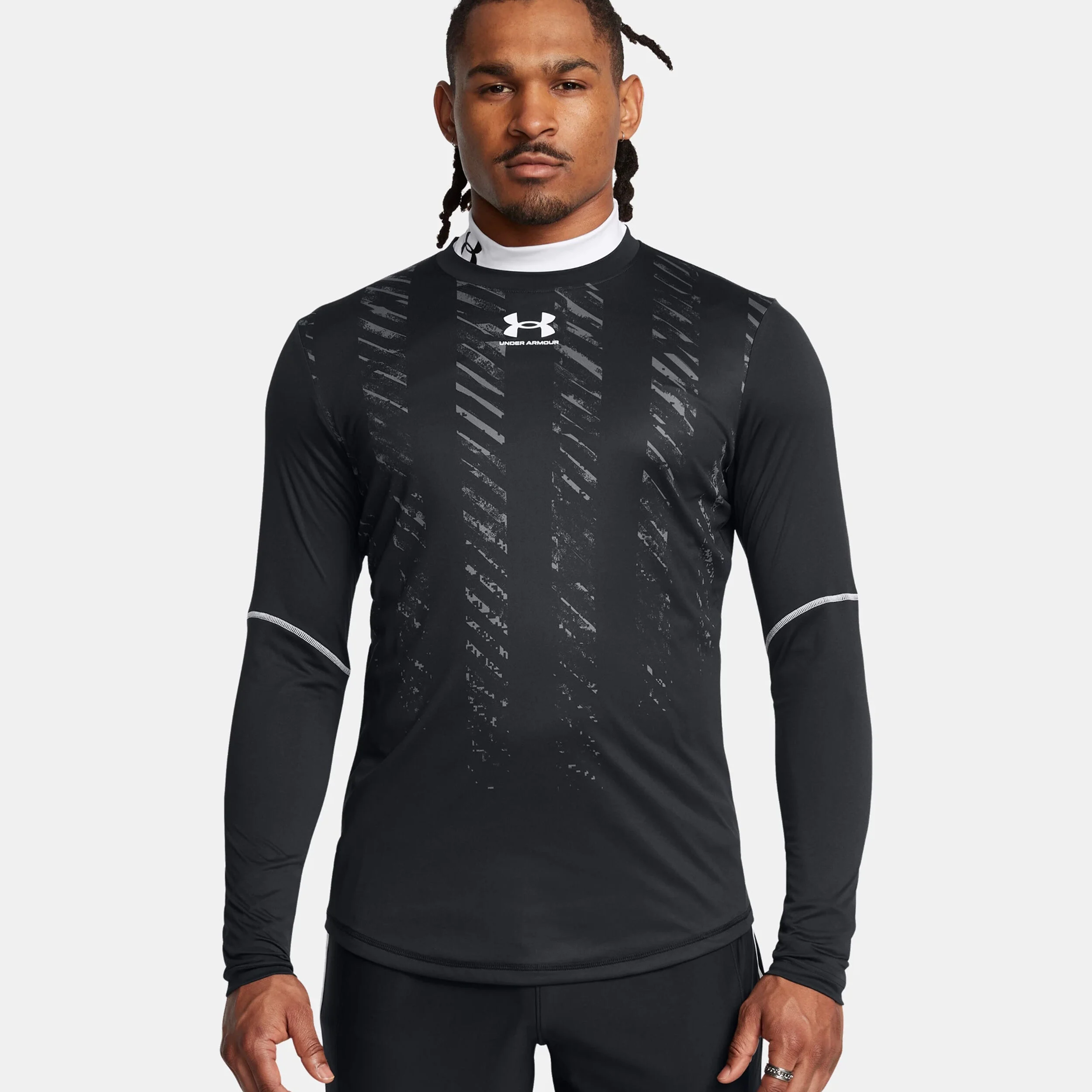 Under Armour Pro Jersey Haut Manches Longues Hommes - Noir