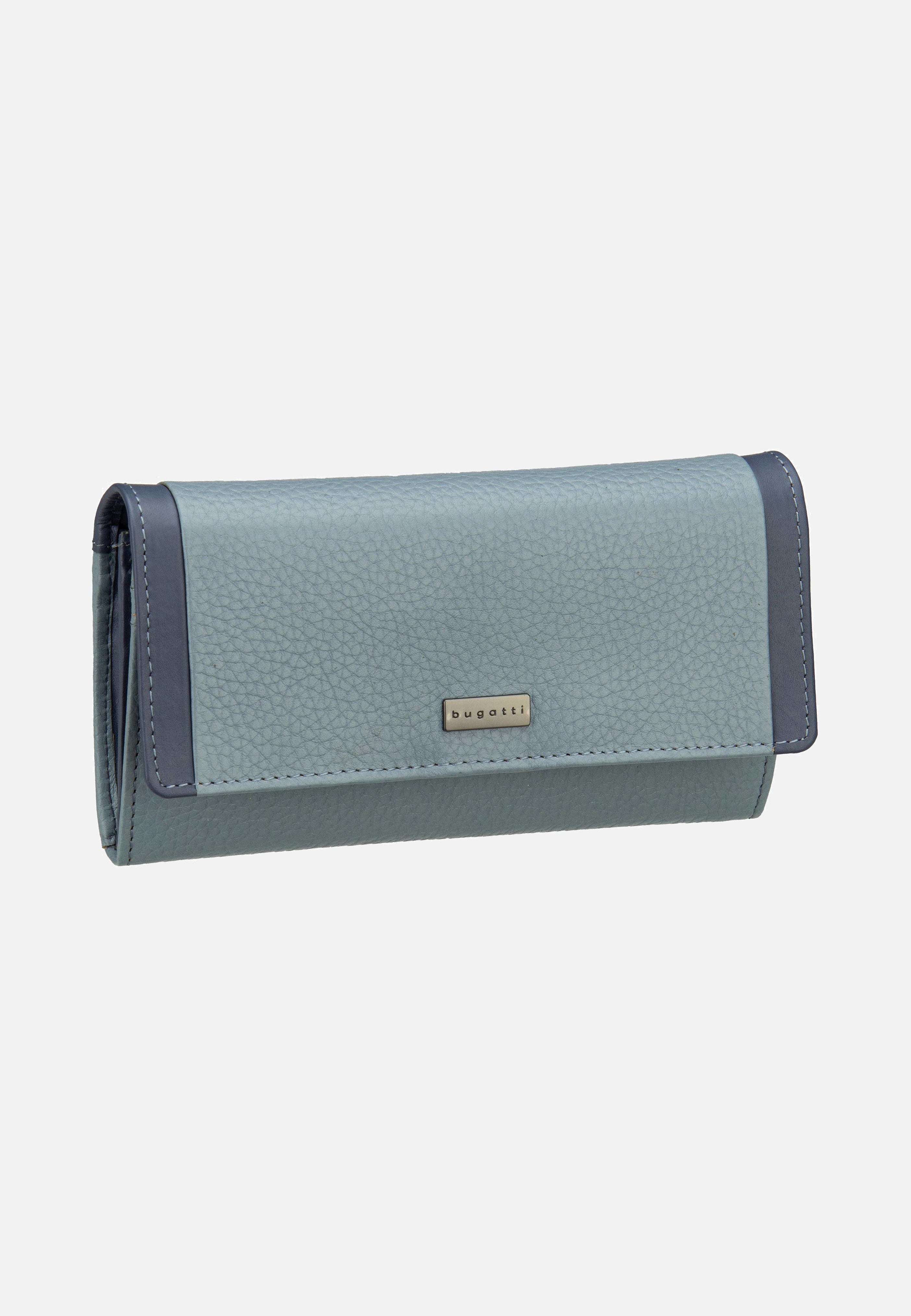 Sina Ladies Long With Flap Denim - Portemonnaie