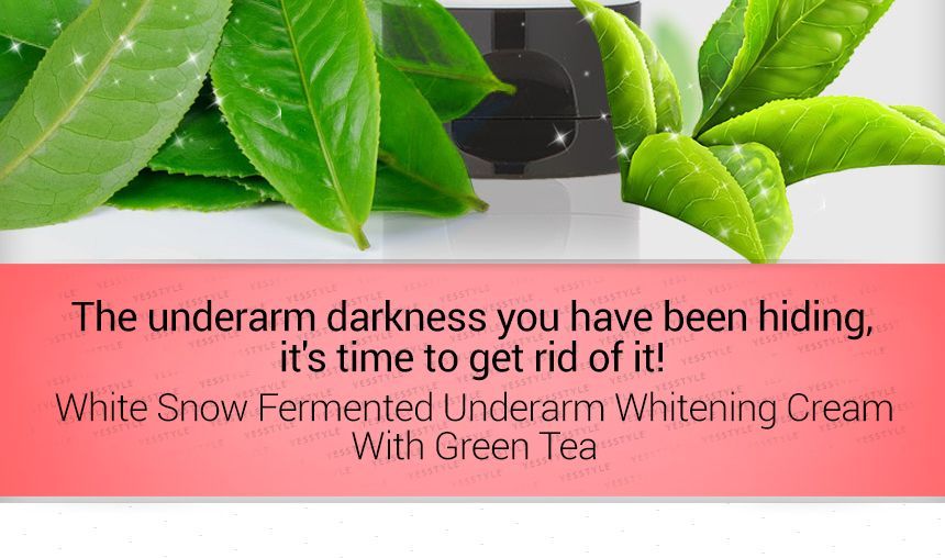 Nella - White Snow Gefermenteerde Oksel Whitening Crème met Groene Thee