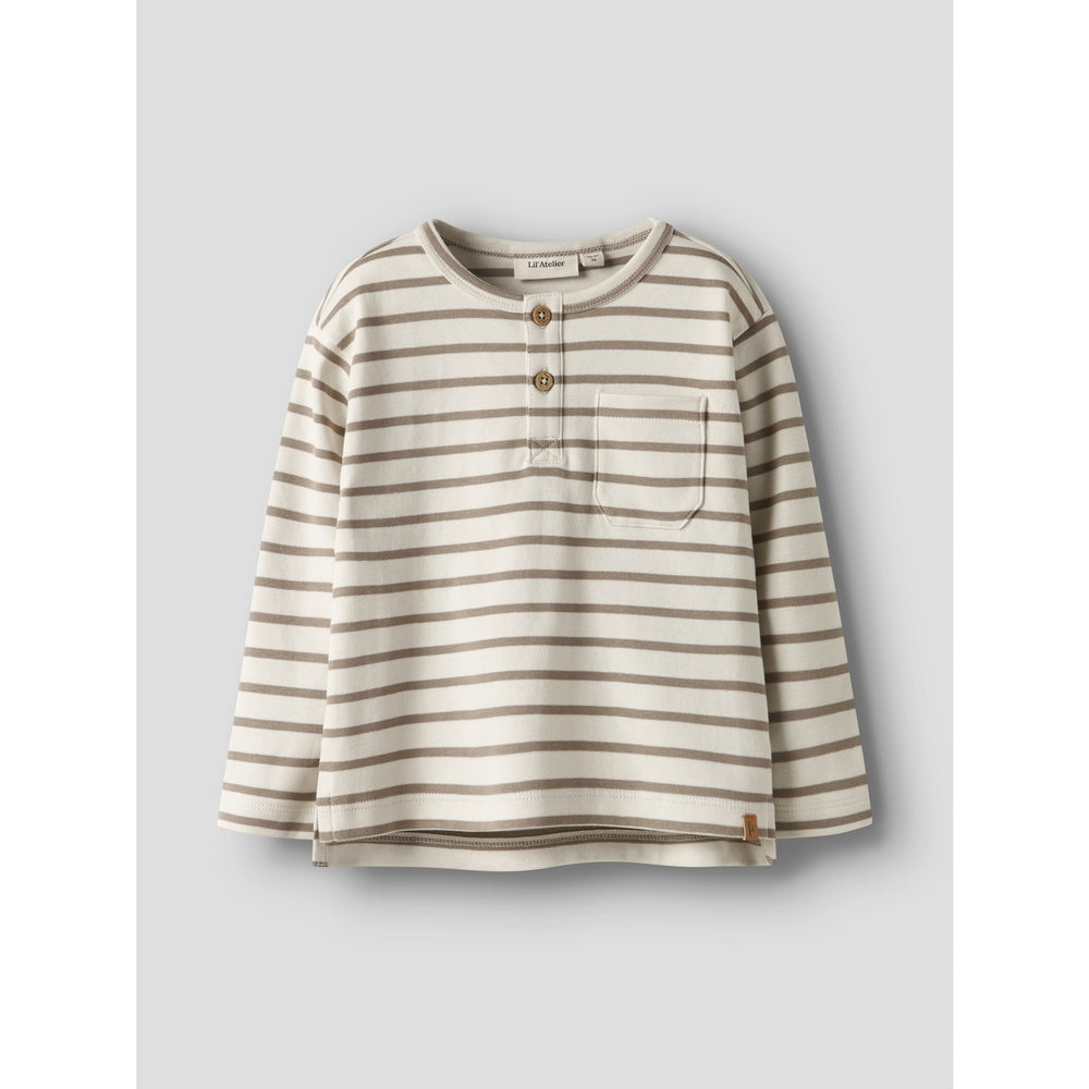 Køb Lil'Atelier Turtledove Sepia Tint Nmmlimia Nob Ls Loose Top Lil