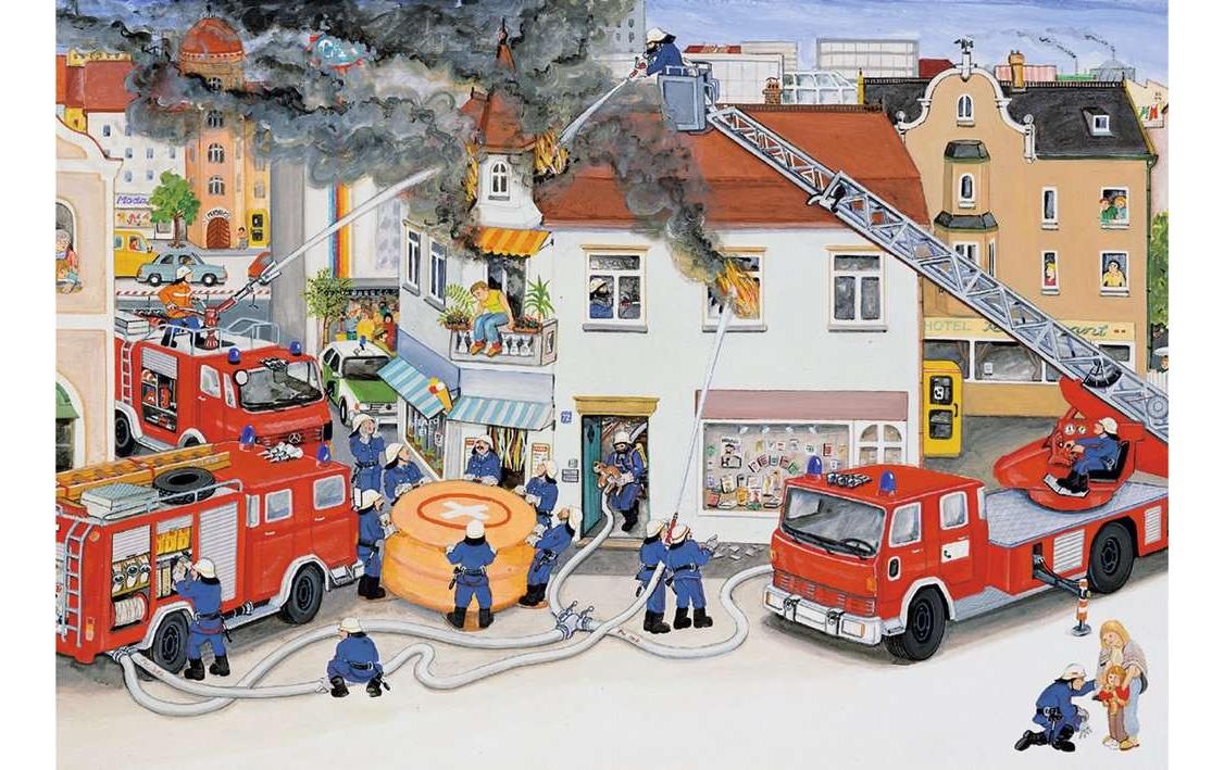 Ravensburger Puzzle »Bei der Feuerwehr«