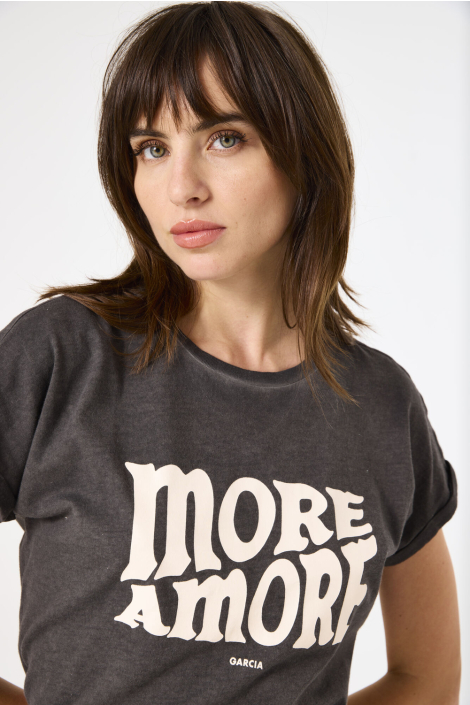 Garcia grijze dames t-shirt
