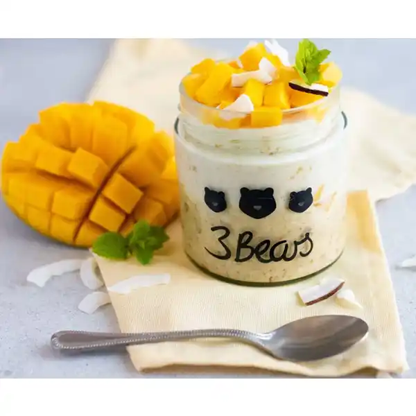 Overnight Oats Goldene Mango