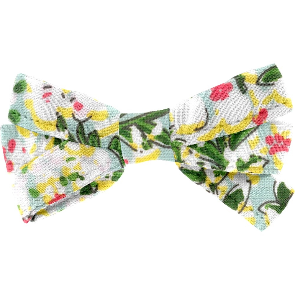 Barrette Noeud Ruban Baie Mentholée