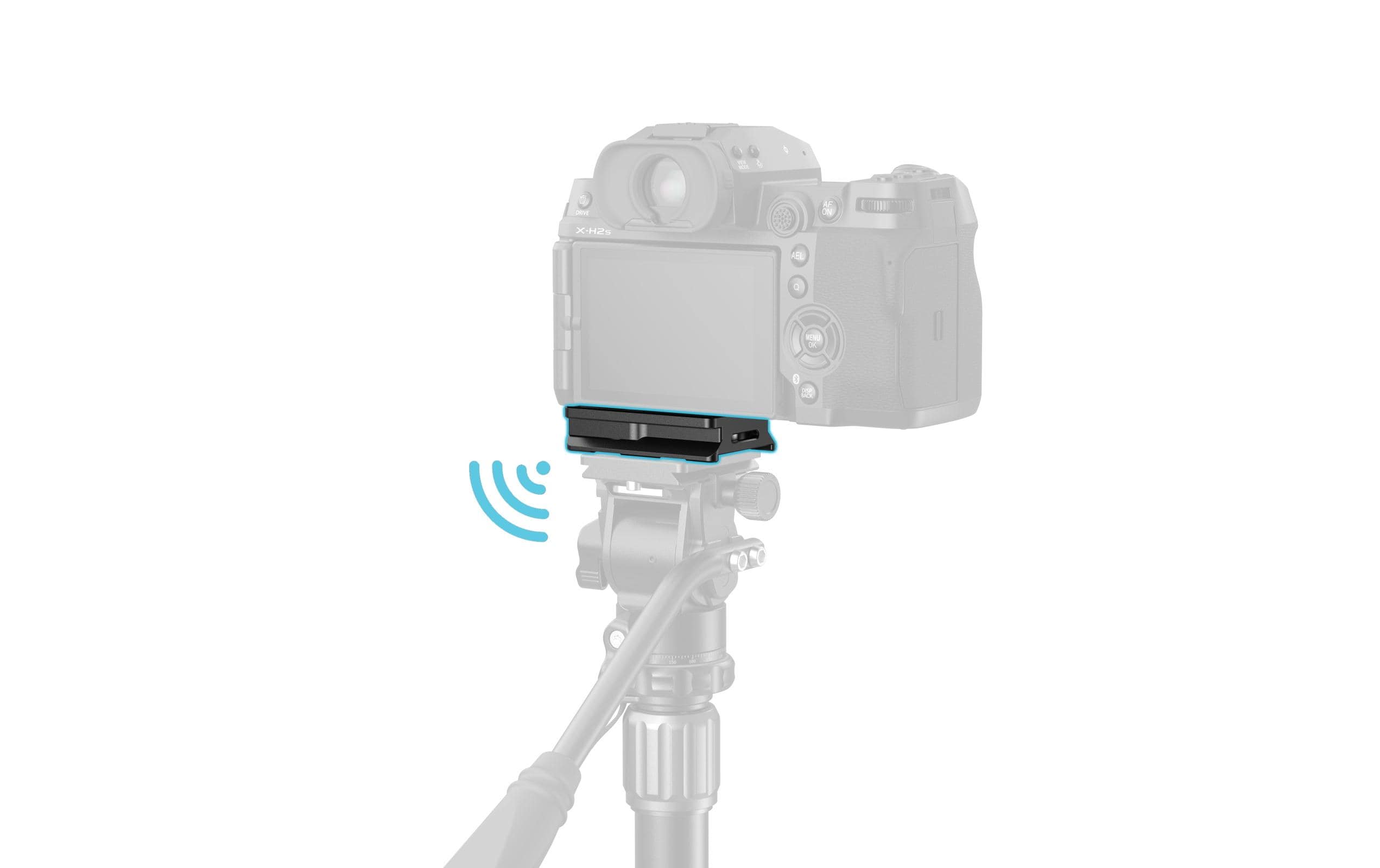 Arca-Swiss Montageplatte für AirTag für FUJIFILMFür gängige FUJIFILM-Kameras