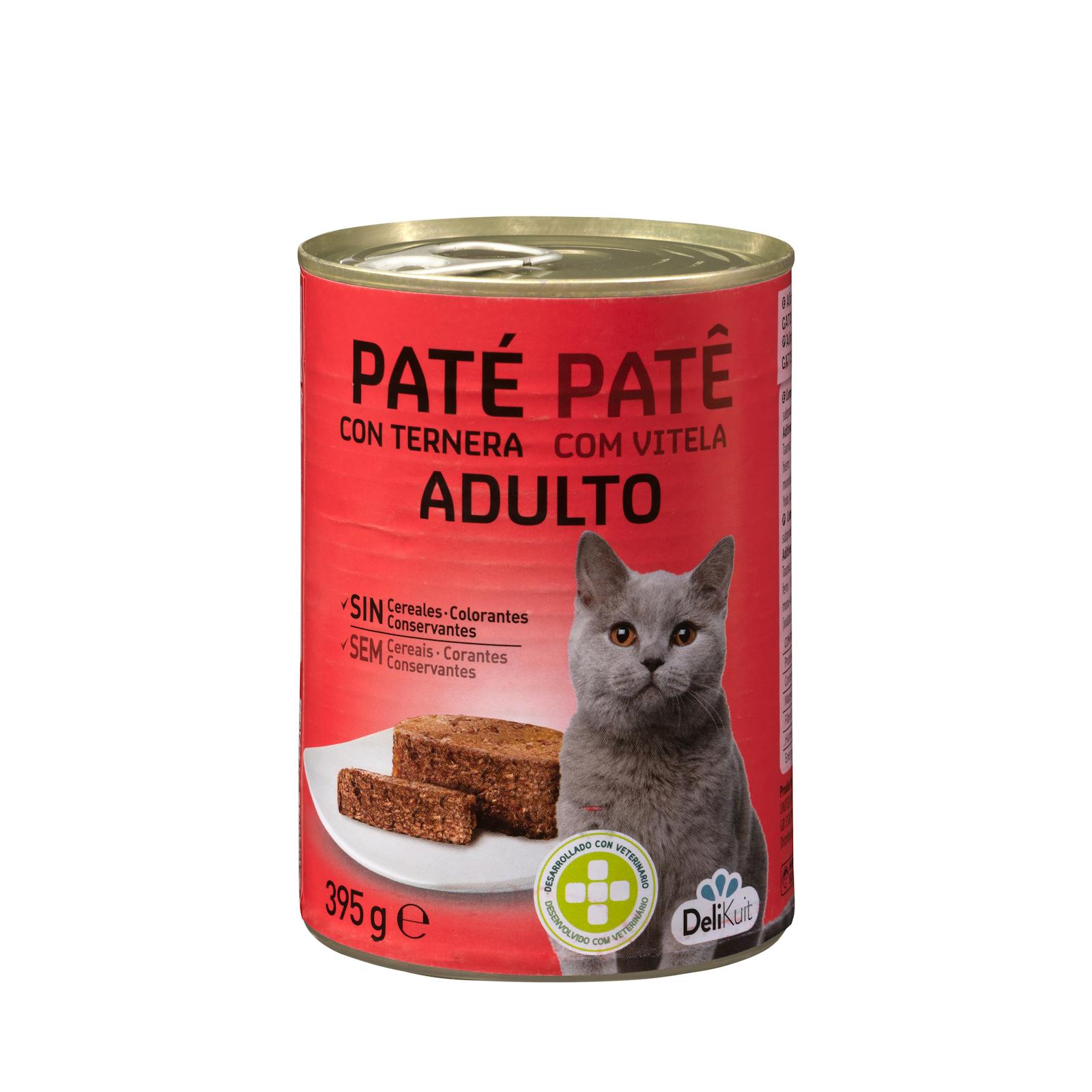 Pâté pour chat adulte Delikuit au bœuf