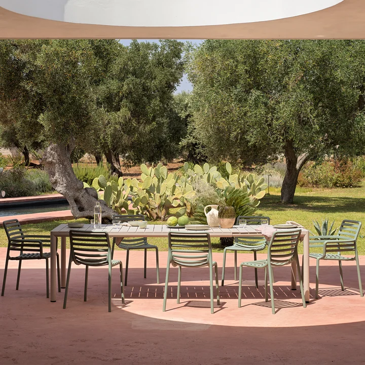 Nardi - Tevere ausziehbarer Gartenesstisch 210, corda
