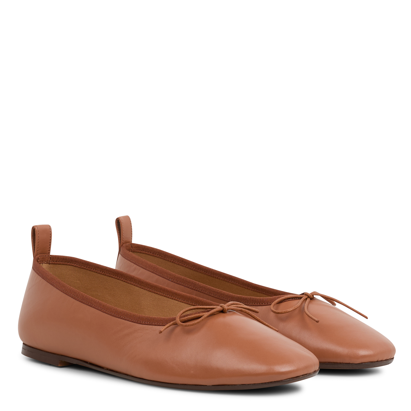N°124 - Ballerines en cuir | Beige