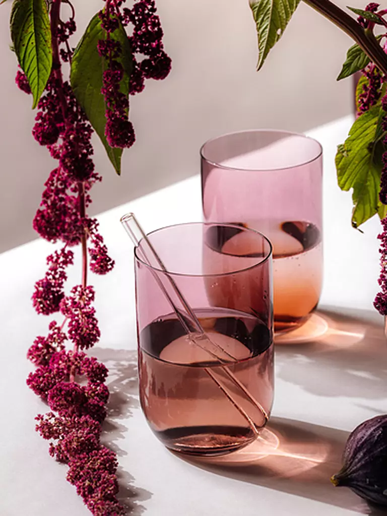 LIKE BY VILLEROY & BOCH Longdrinkglas 2er Set LIKE GLASS 385ml Grape beere