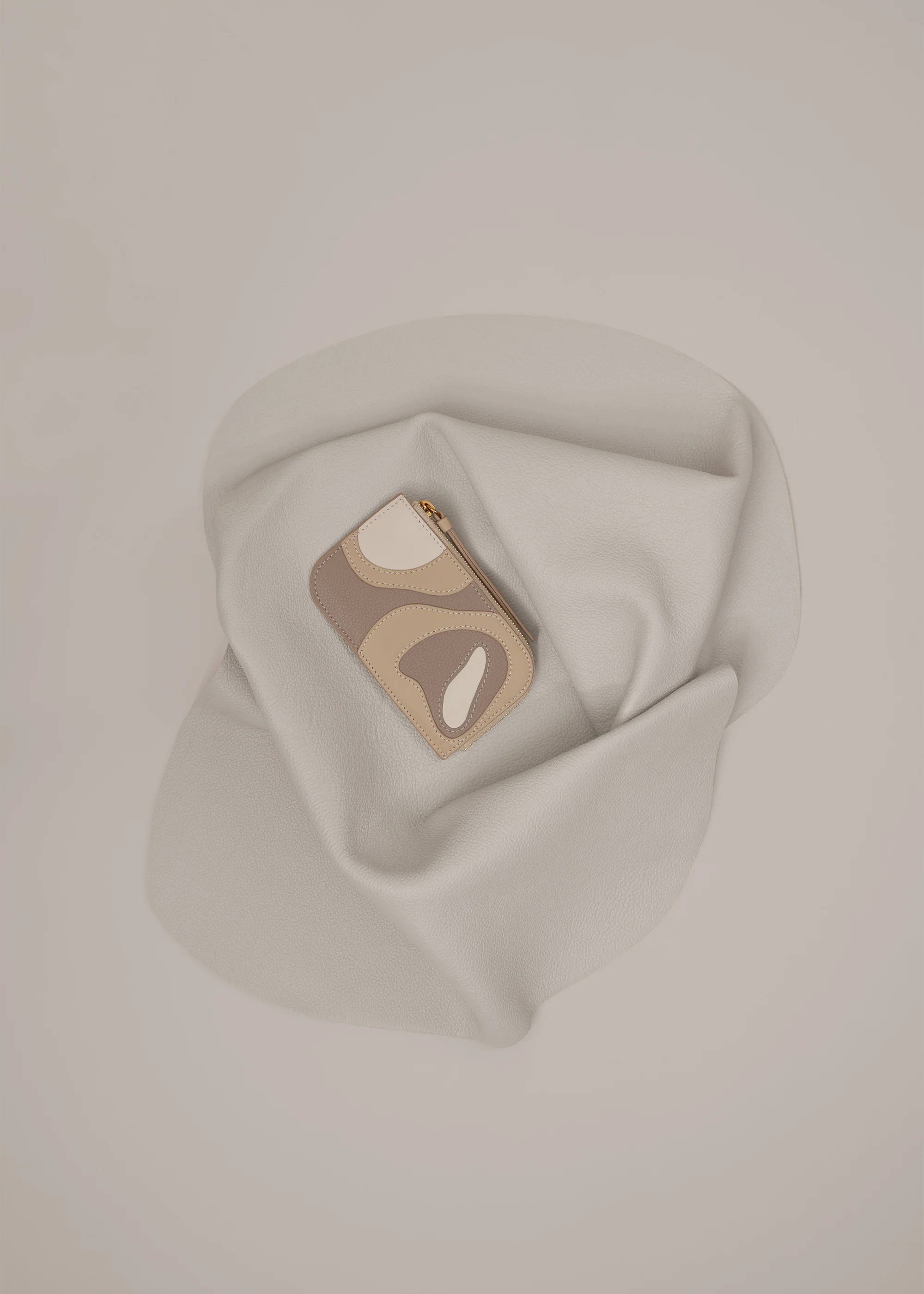 Porte Cartes Atla - Trio Taupe