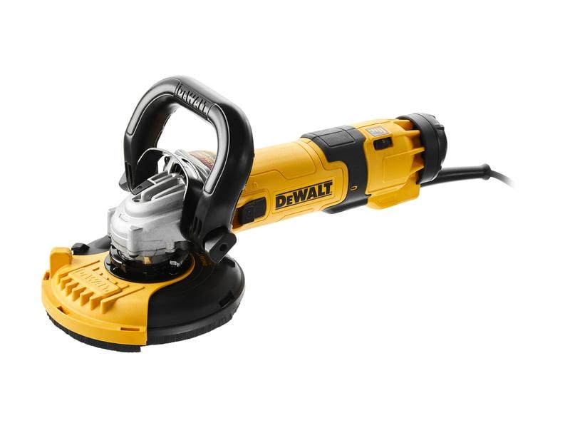 DEWALT Betonschleifer-Set DWE4257KT im Koffer Betonschleifer Set 125 mm mit Diamantschleiftopf