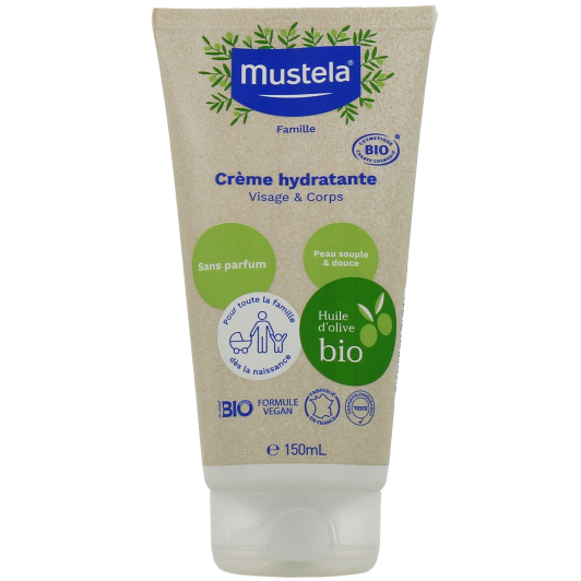 Crème hydratante sans parfum Bio Mustela