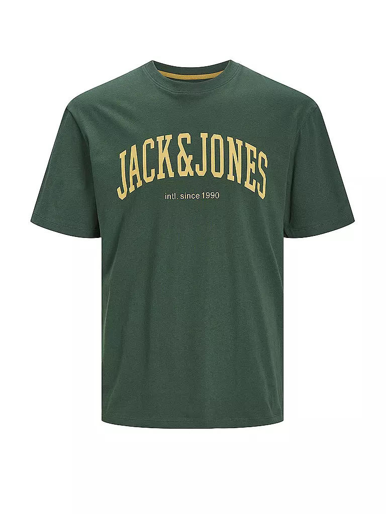 JACK & JONES T-Shirt  JJEJOSH dunkelgrün