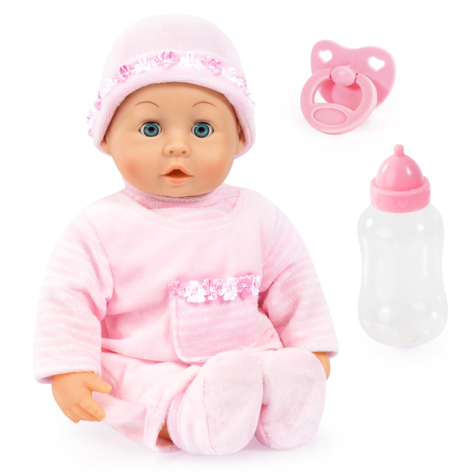 Bayer - Dukke - First Word Baby - Soft Pink 38 cm