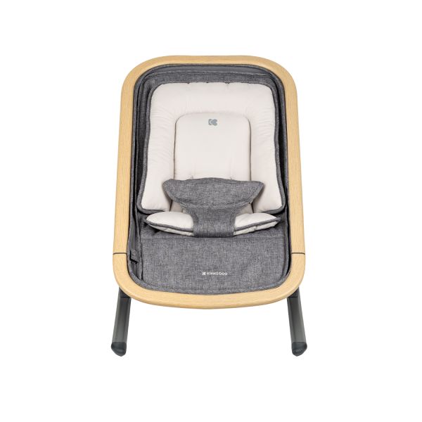 Kikkaboo Kinderstoel 2 in 1 Woody Grijs
