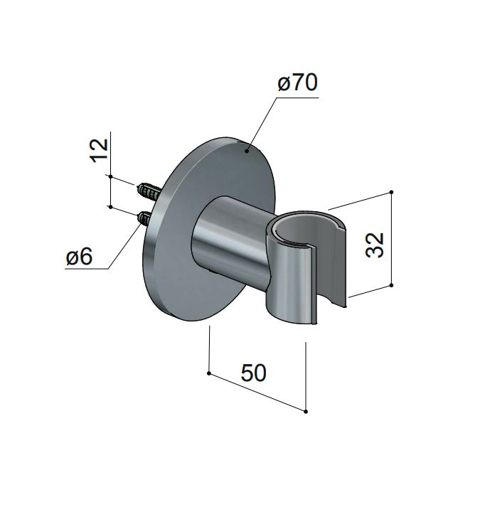 Hotbath Cobber Wandsteun Chroom M514