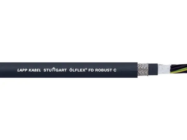 LAPP 26705/50 Slæbekædekabel ÖLFLEX® ROBUST FD C 12 G 0.75 mm² Sort 50 m