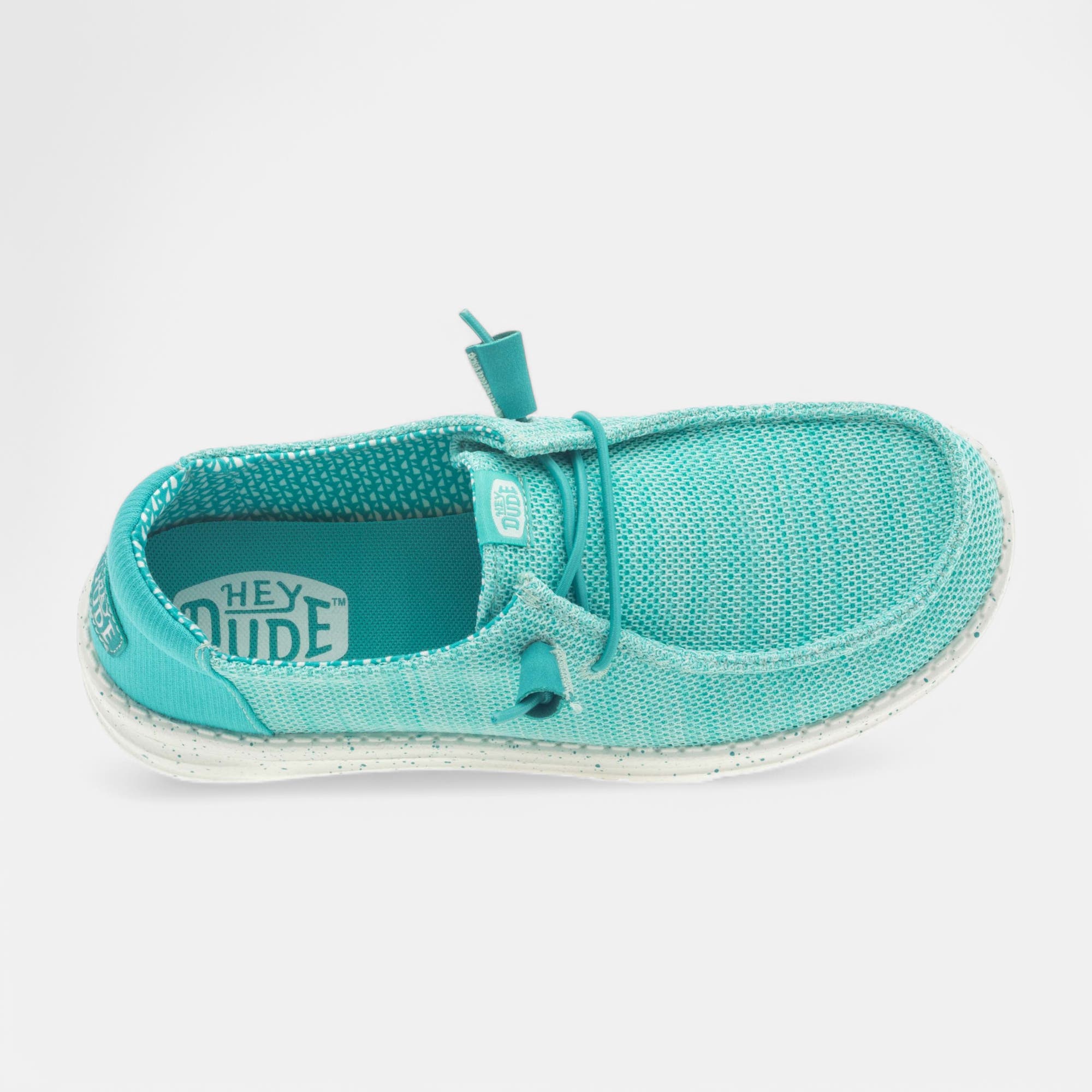Baskets en toile Femme turquoise