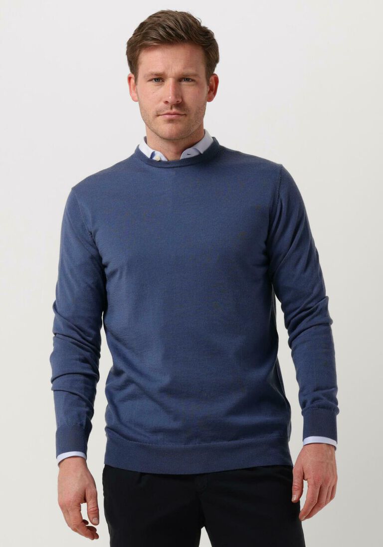 PROFUOMO blauwe profuomo trui knitwear