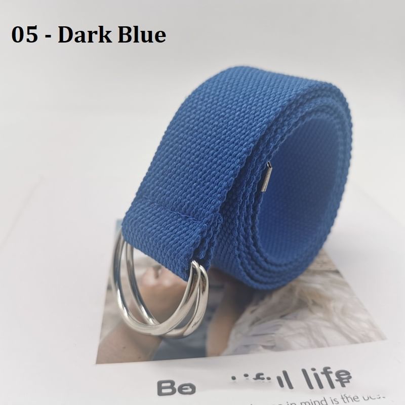 Dute - Canvas riem met dubbele D-ring