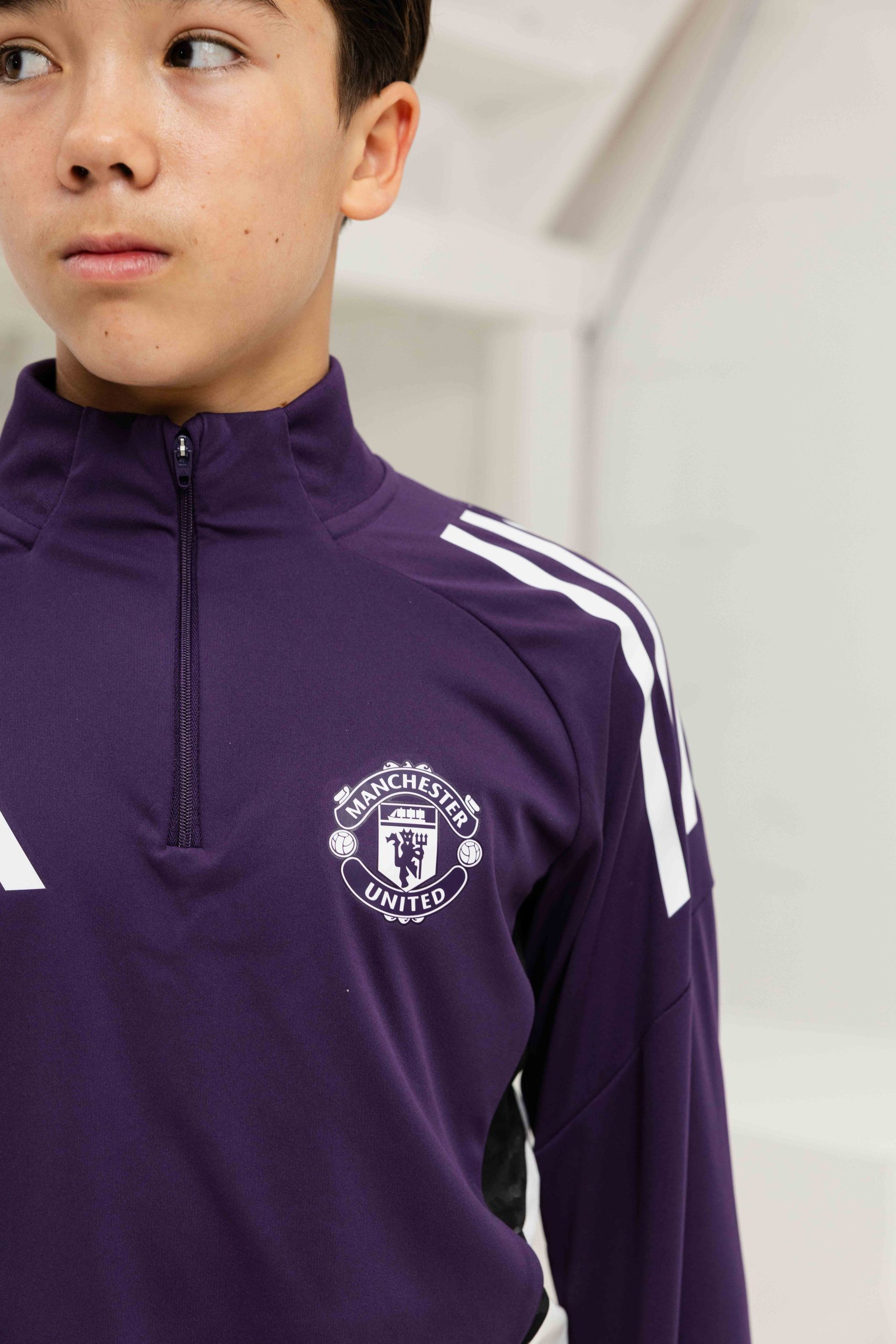 Manchester United 1/4 Zip Trainingspak Junior 2025/2026