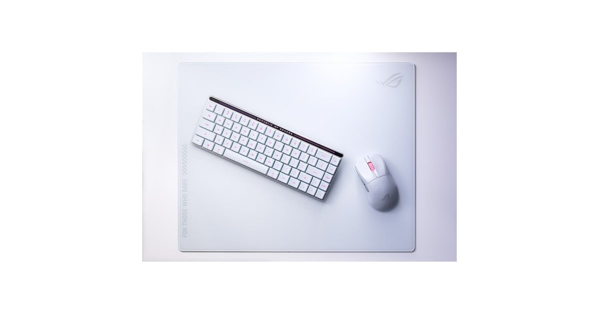 ASUSROG Falchion RX Low Profile, gaming toetsenbord  (Wit, US lay-out, ROG RX Red, RGB leds, 65%, Bluetooth / 2.4GHz / USB)