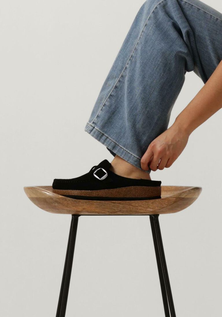 BIRKENSTOCK zwarte birkenstock instappers buckley