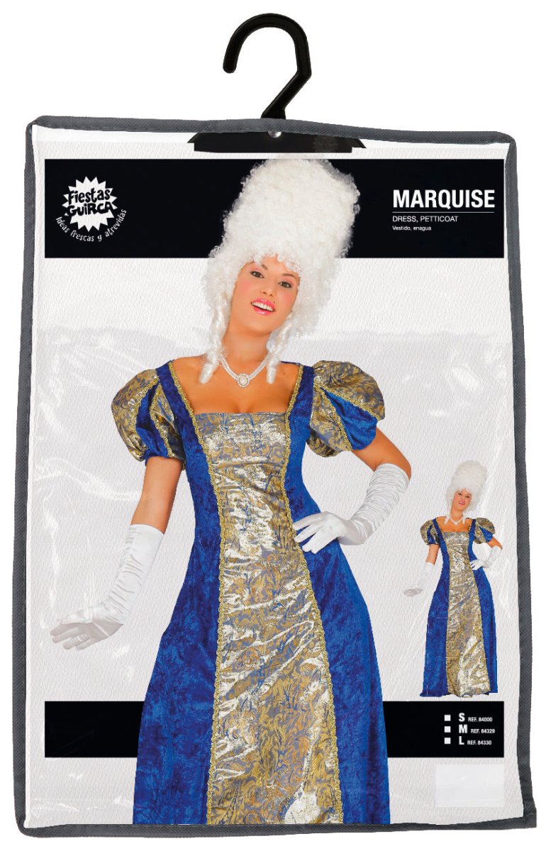 Middeleeuwen Jurk Blauw Dames Middeleeuwen