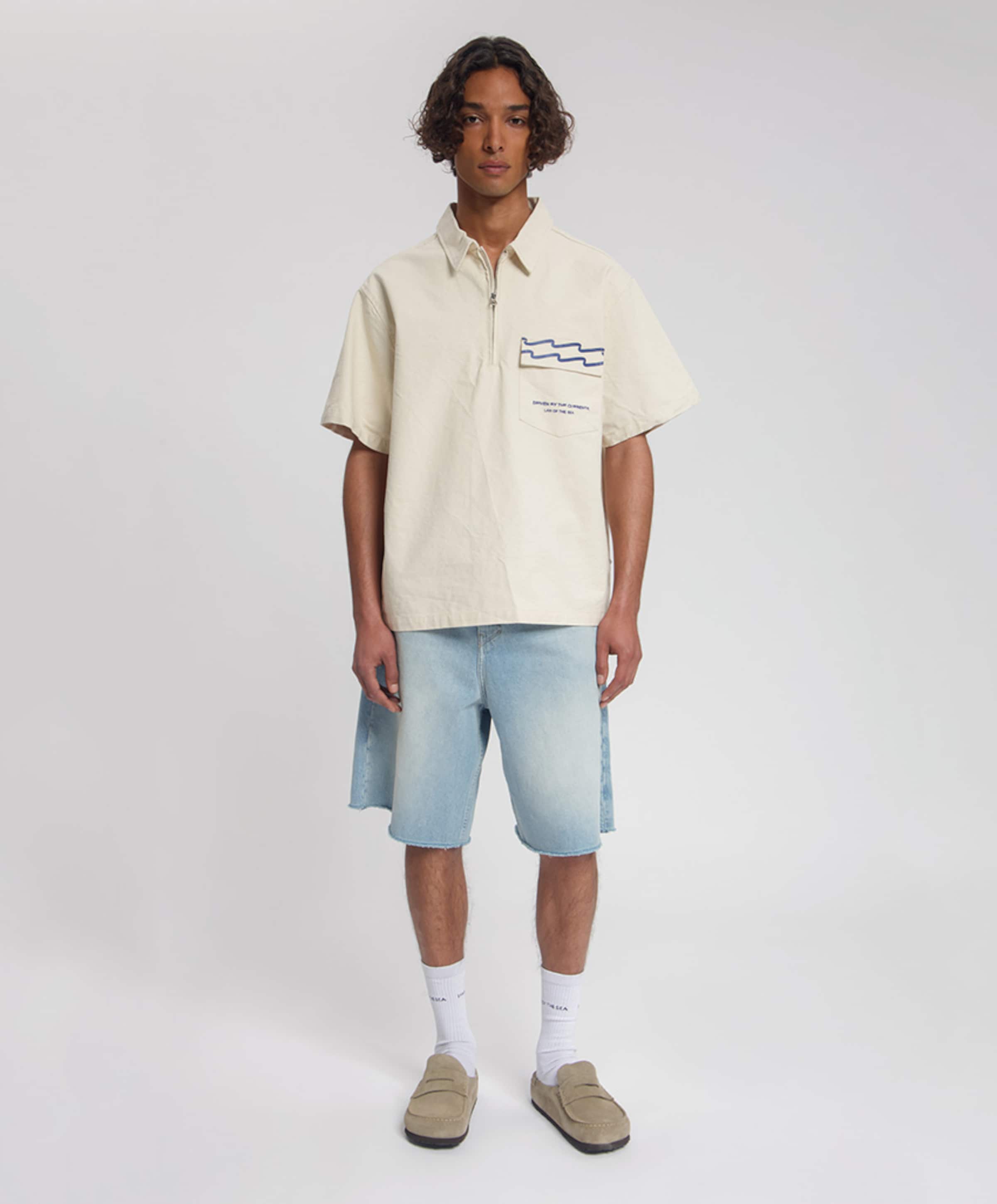 Law of the Sea Heren polo ecru