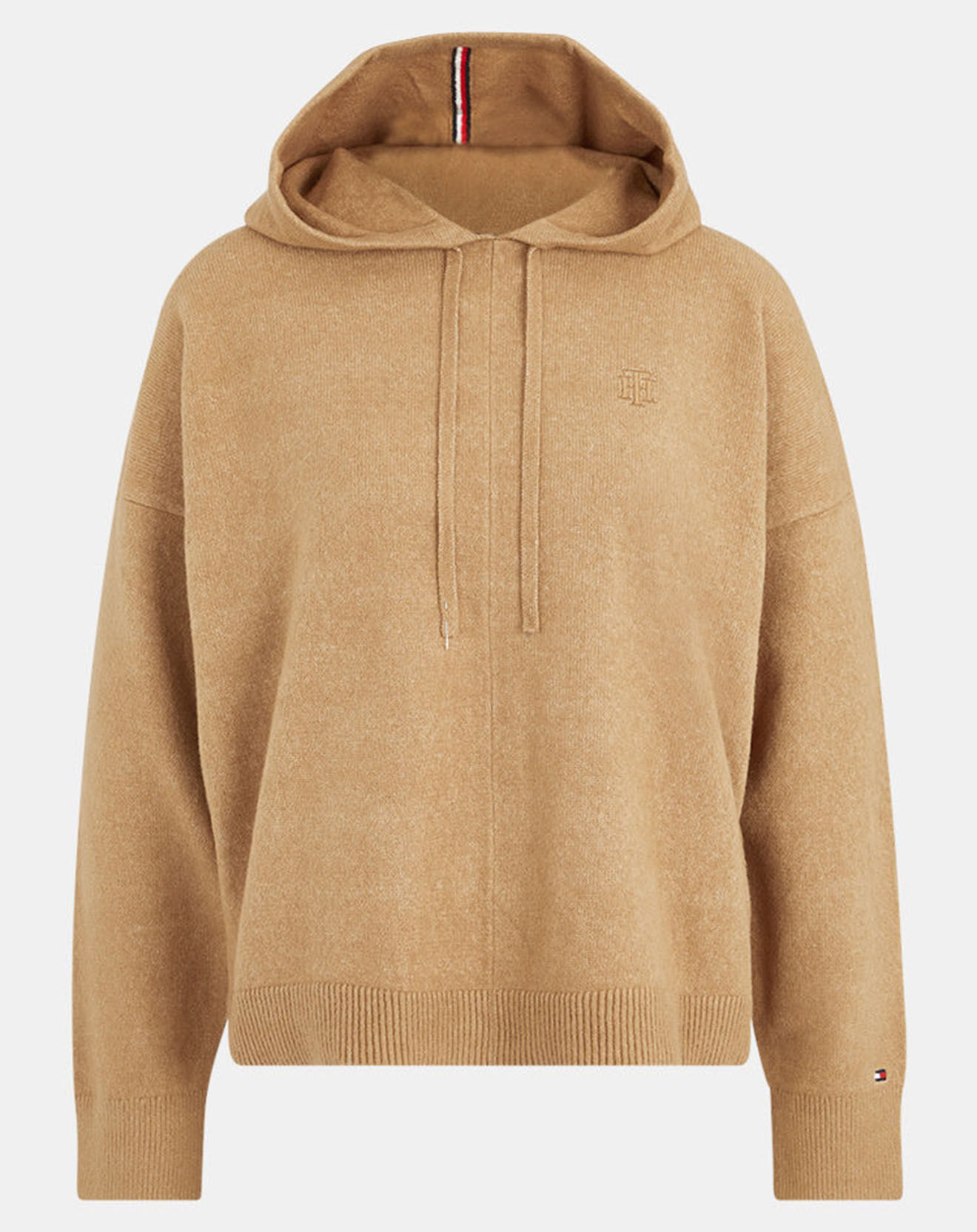 Tommy Hilfiger Pull à capuche Flex camel