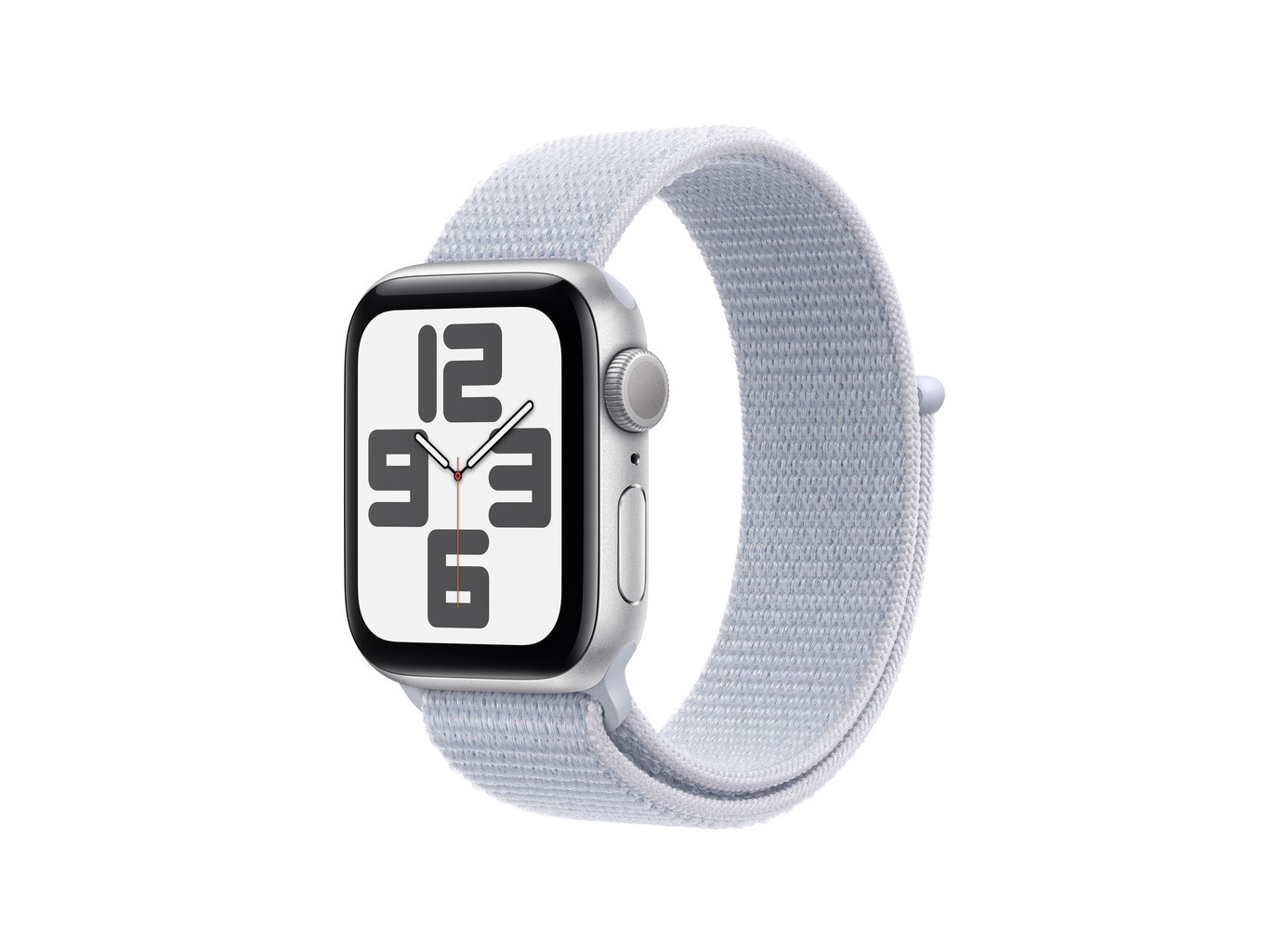 APPLE WATCH SE GPS 40MM PRATEADO COM LOOP DESPORTIVA AZUL NUVEM