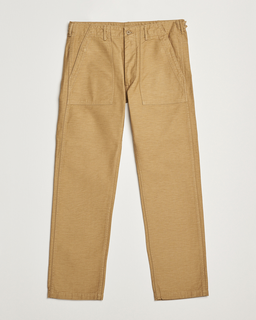 orSlow Slim Fit Original Sateen Fatigue Pants Khaki
