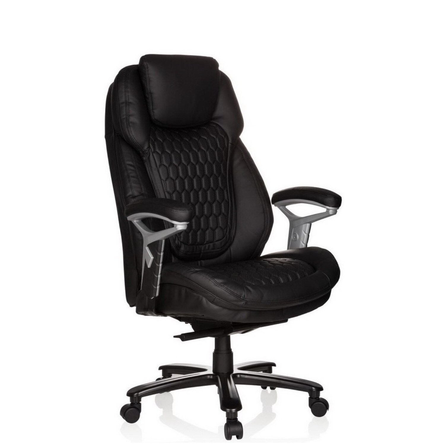 XXL Drehstuhl XXL PULLMANN Kunstleder mit Armlehnen (höhenverstellbar) hjh OFFICE
