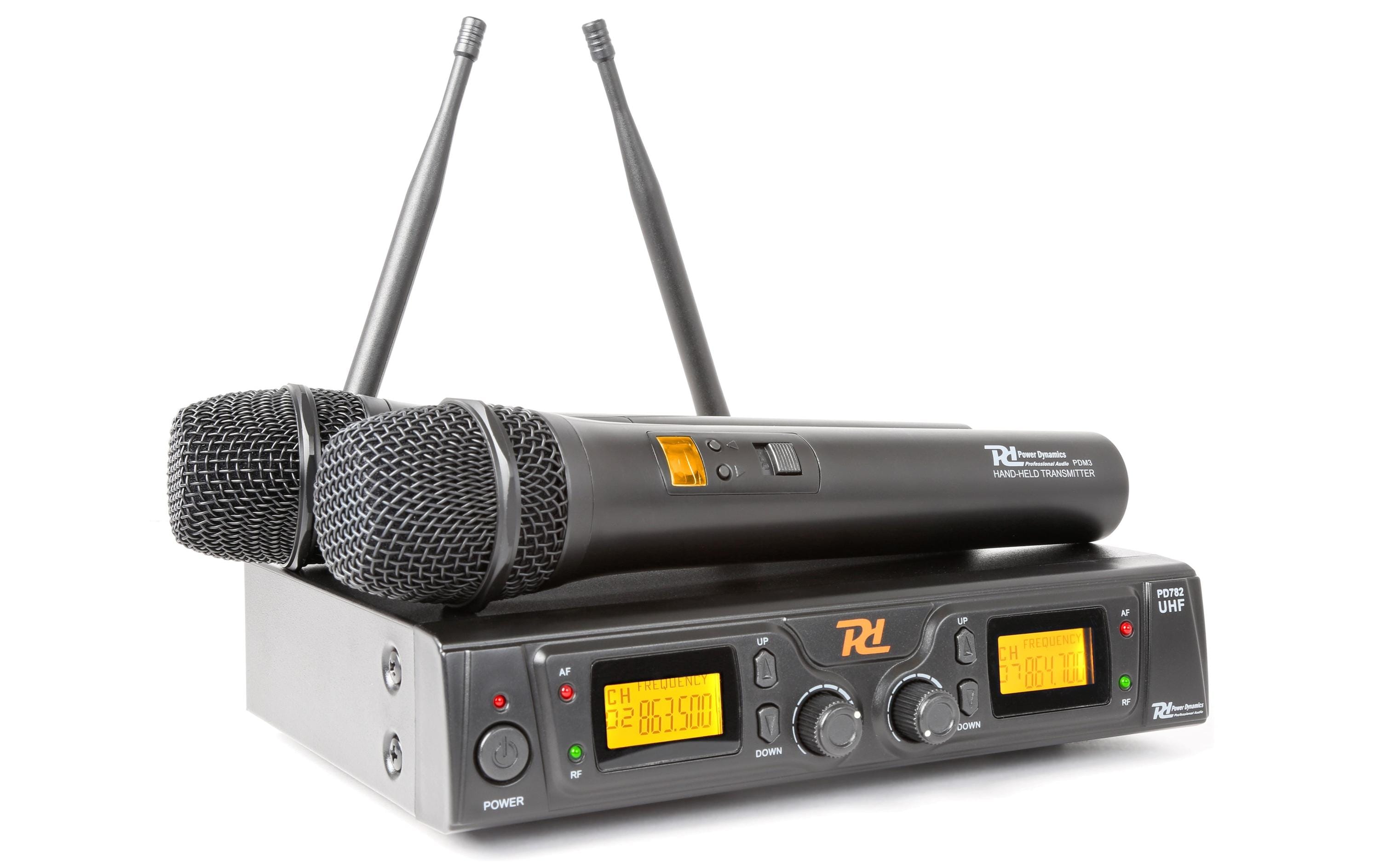 PD782<br>2-Kanal Funkstrecke UHF, Handsender