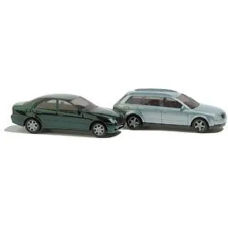 Busch Audi A4 Avant und Mercedes-Benz C-Klasse, metallic