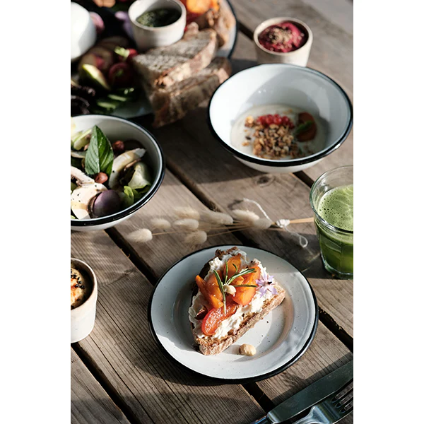 Bol blanc 14 cm Graniteware
