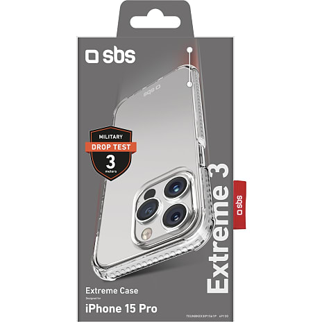 SBS iPhone 15 cover - transparent