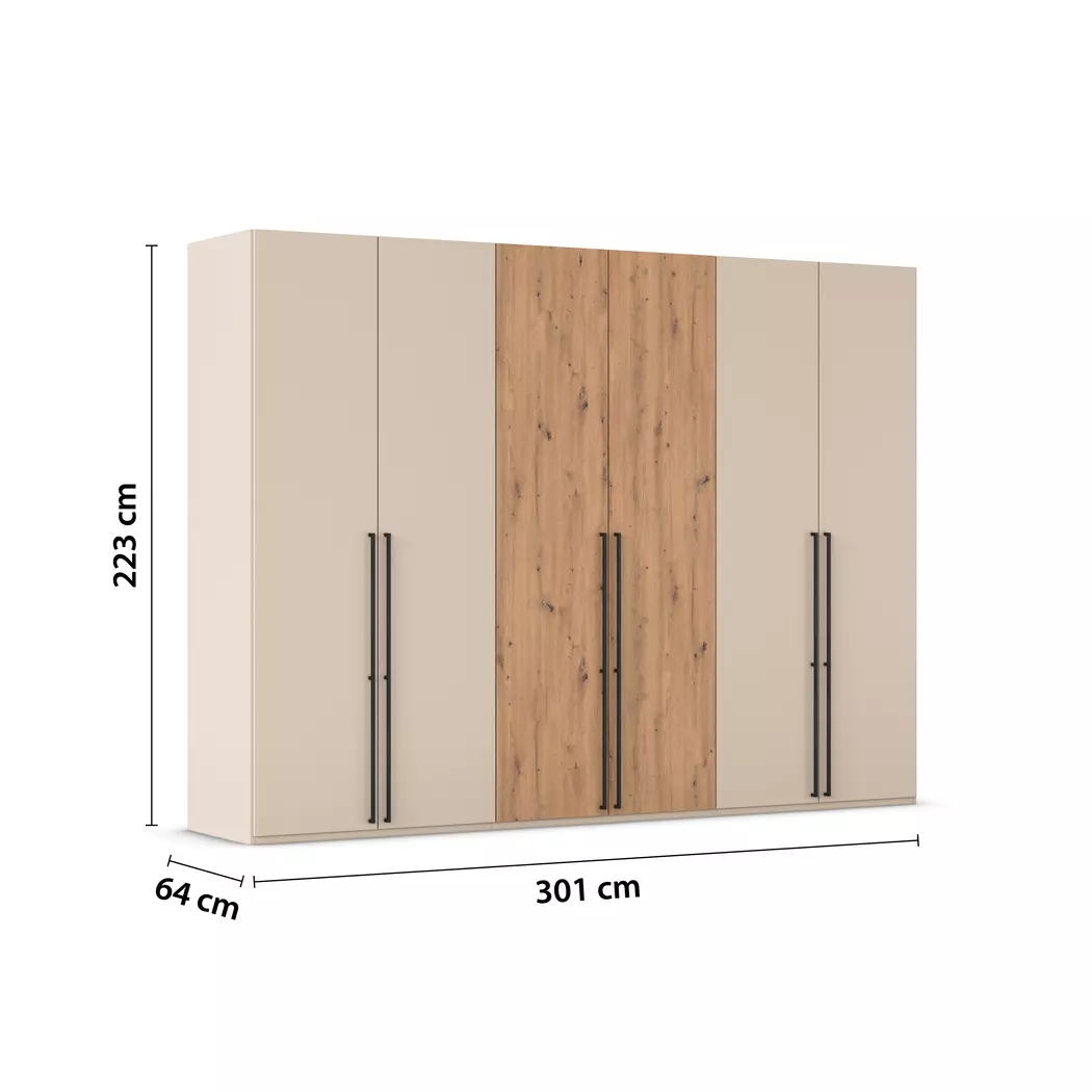 Kleiderschrank Juveo 301 x 223 cm
