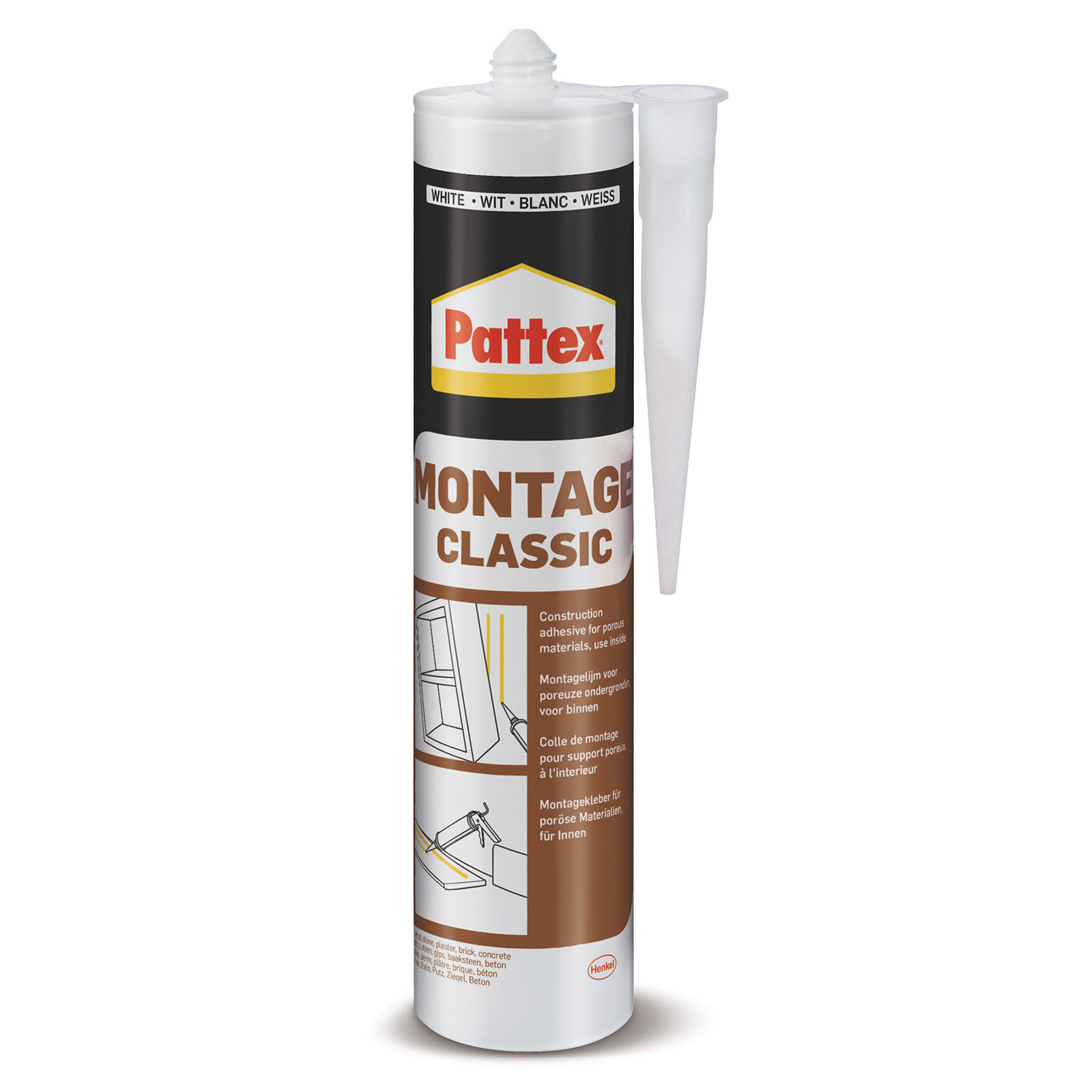 Pattex Montagekleber Classic - weiß - 400 g