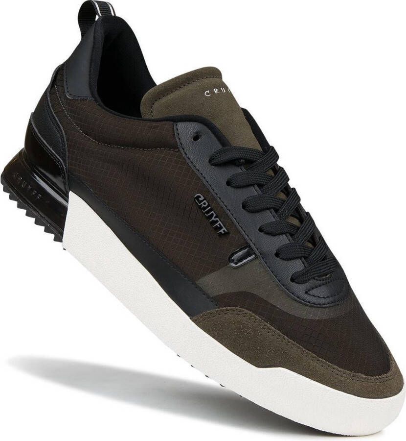 Cruyff Contra Olive Black Platform sneakers