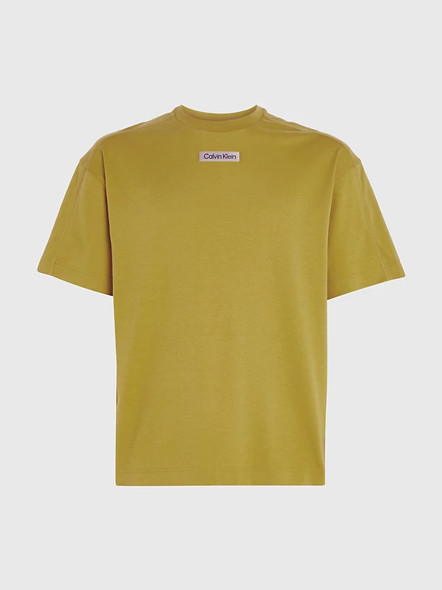 Camiseta com estampa quadriculada em algodão