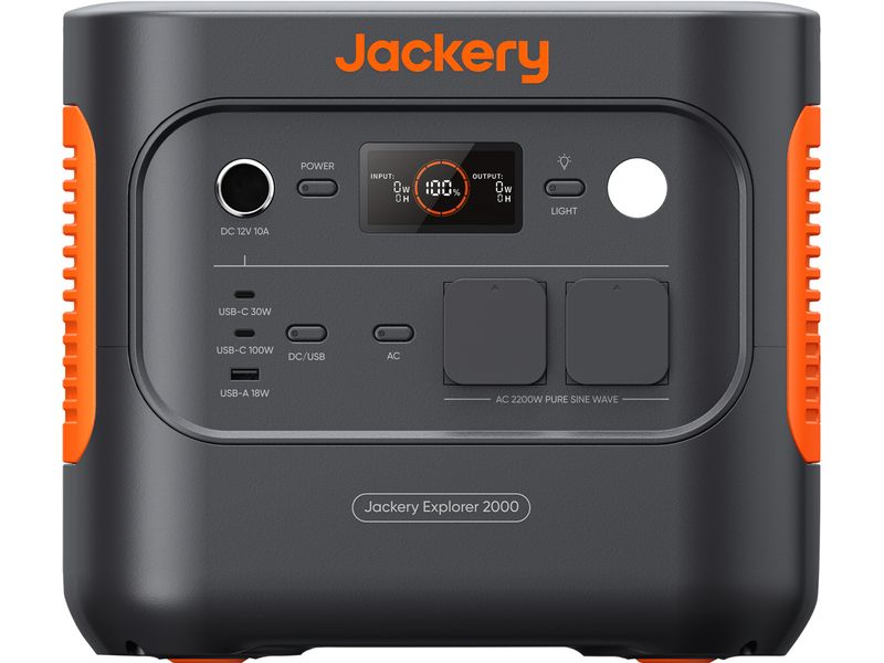 Jackery Power Station Explorer 2000 V2 EU 2.042 Wh Tragbares Kraftwerk